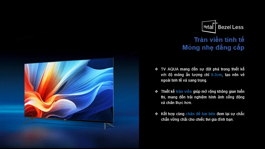 Tivi Aqua 4K Android 43 inch AQT43K800UG